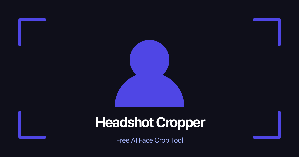 Headshot Cropper — Free Batch AI Face Crop Tool